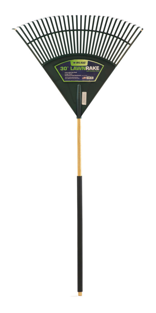 30″ Poly Rake with Comfort Grip – RUGG