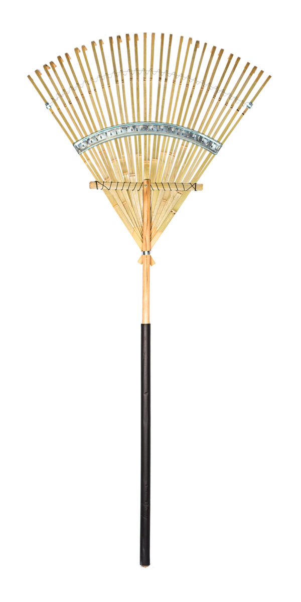30" Traditional Bamboo Rake with Comfort Grip