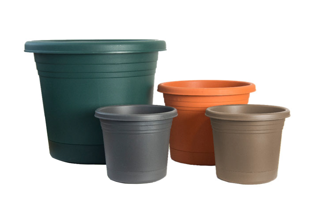 Rolled Rim Planters